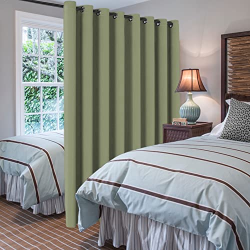 H.VERSAILTEX Blackout Curtain 52"W x 96"L Green Bay, One Panel I30122