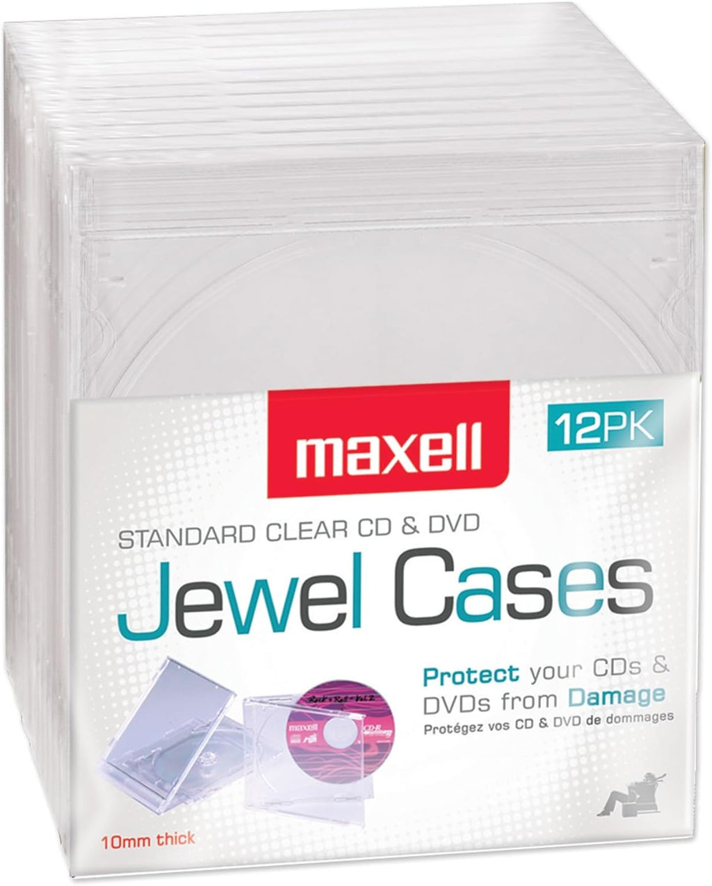 Maxell CD/DVD Jewel Cases CD-360 D70436