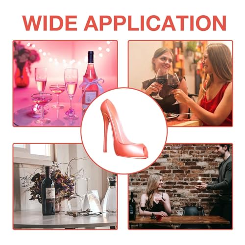 High Heel Wine Bottle Holder - Wine Rack Display for Home Bar Cabinet B406