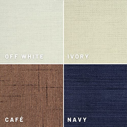 CHICOLOGY Roman Shades for Windows, Blackout, 33" W x 64" H, Del Mar Moon Shell I52923