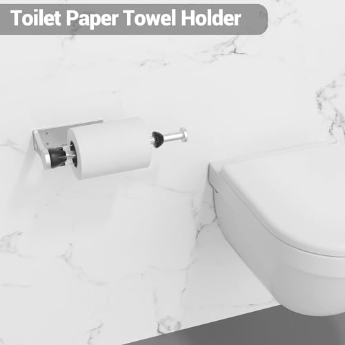Paper Towel Holder Under Cabinet with Damping Effect, Wall Mount I679
