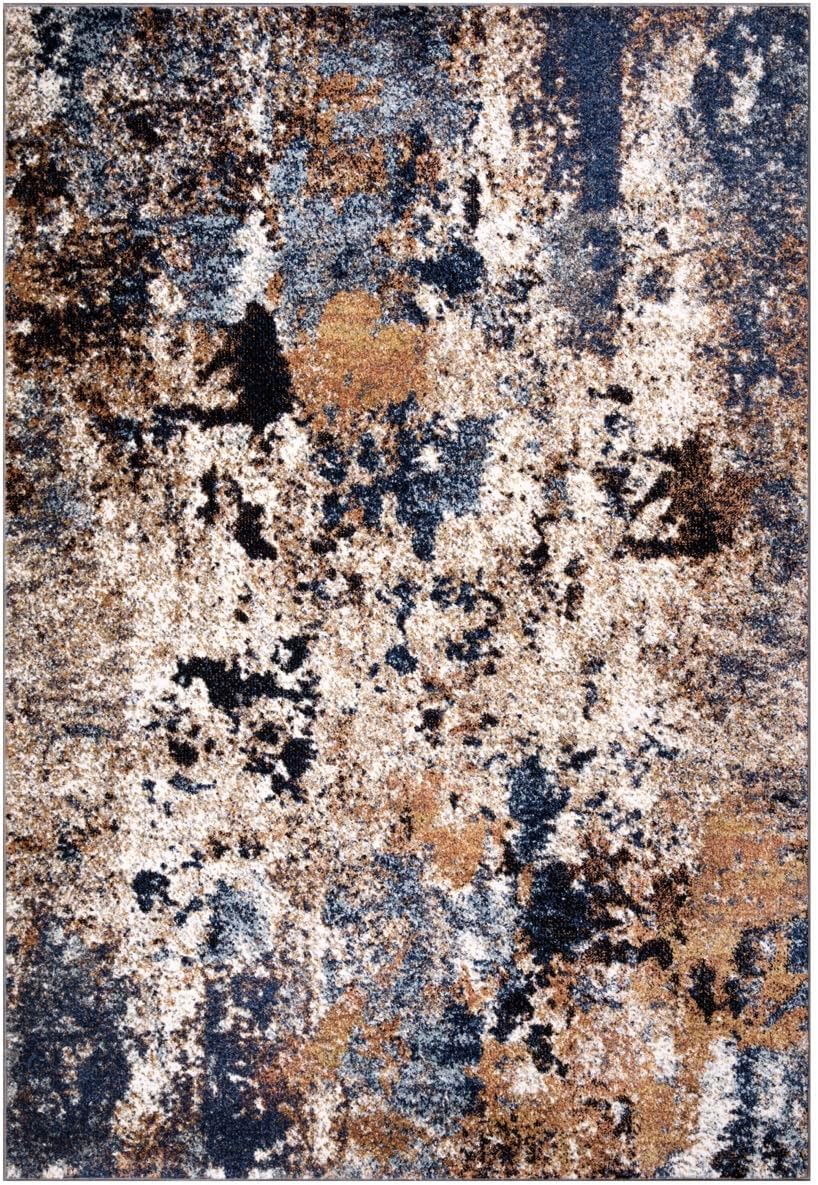 Keen Home Design Area Rug 6x9 Non-Shedding Abstract E7135