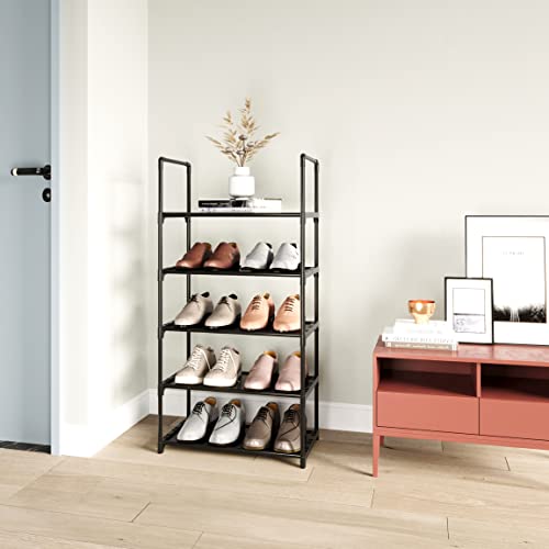 10-Tier Large Shoe Rack Storage Organizer for Entryway, Hallway and Closet (White) S7841