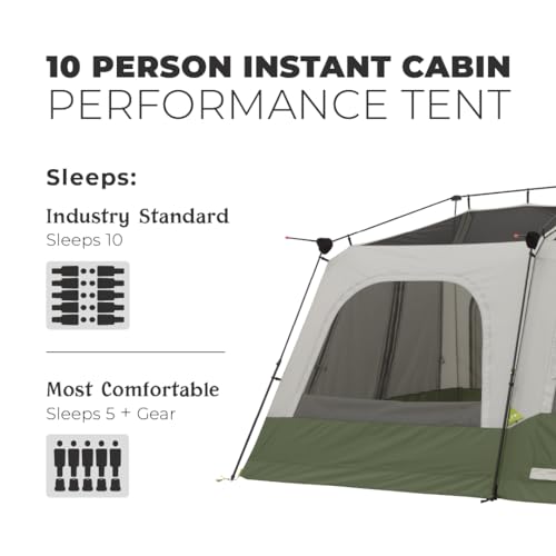 CORE Instant Cabin Tent Multi Room Pop Up for Family Camping W319284