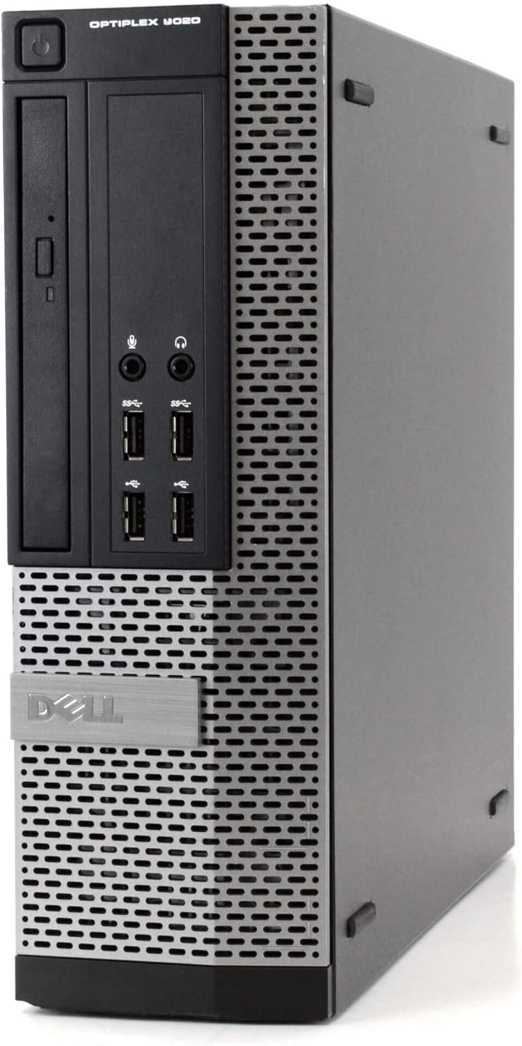 Dell Optiplex 9020 Desktop PC, Intel i5, 500GB SSD, 8GB RAM, Windows 10 Home, 24in Monitor, Keyboard and Mouse (Renewed) C55206