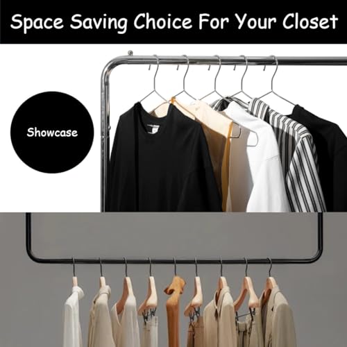 Extra Wide Wire Hangers for Plus Size Clothes, 19 Inch Stainless Steel, Silver, 40pk G168865