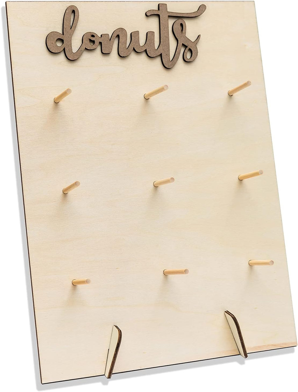 Donut Display Stand Wood Doughnuts Wall Stands Display board for Wedding Party Decoration