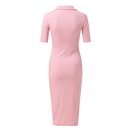 Women's Casual Wrap V Neck Short Sleeve Mini Dress V1789