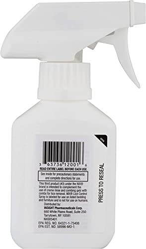 Nix Lice & Bed Bug Killing Spray for Home, Bedding & Furniture, 5 fl oz (Pack of 3) M567