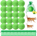 Cat Repellent Outdoor, 20 Pack Peppermint Oil Cat Deterrent Indoor for Home to Protect Furniture Curtain Pet Family Safe, Dog Repellent to Keep Feral Cats Stray Dogs Out of Yard Garden Lawn