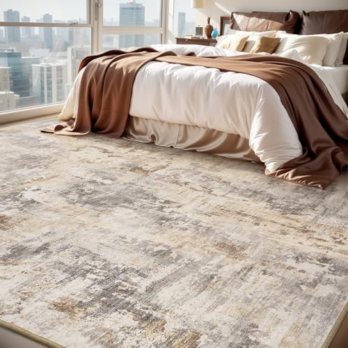 tchido Washable Non Slip Abstract Area Rug 8x10 G33524
