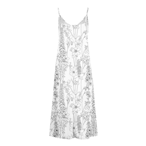 Women Summer Sleeveless Printed Boho Beach Dress M4466