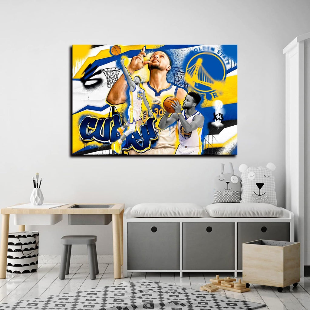 Stephen Curry Poster Canvas Wall Art 16x24 Framed Z2474