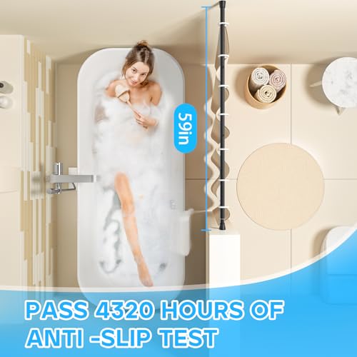 AIZESI 2pcs Adjustable Tension Curtain Rod 12-20 Inch for Windows and Cabinets I39310