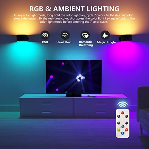 Koopala LED Wall Sconces, Rechargeable Battery Operated Cordless Wall Light Q2090