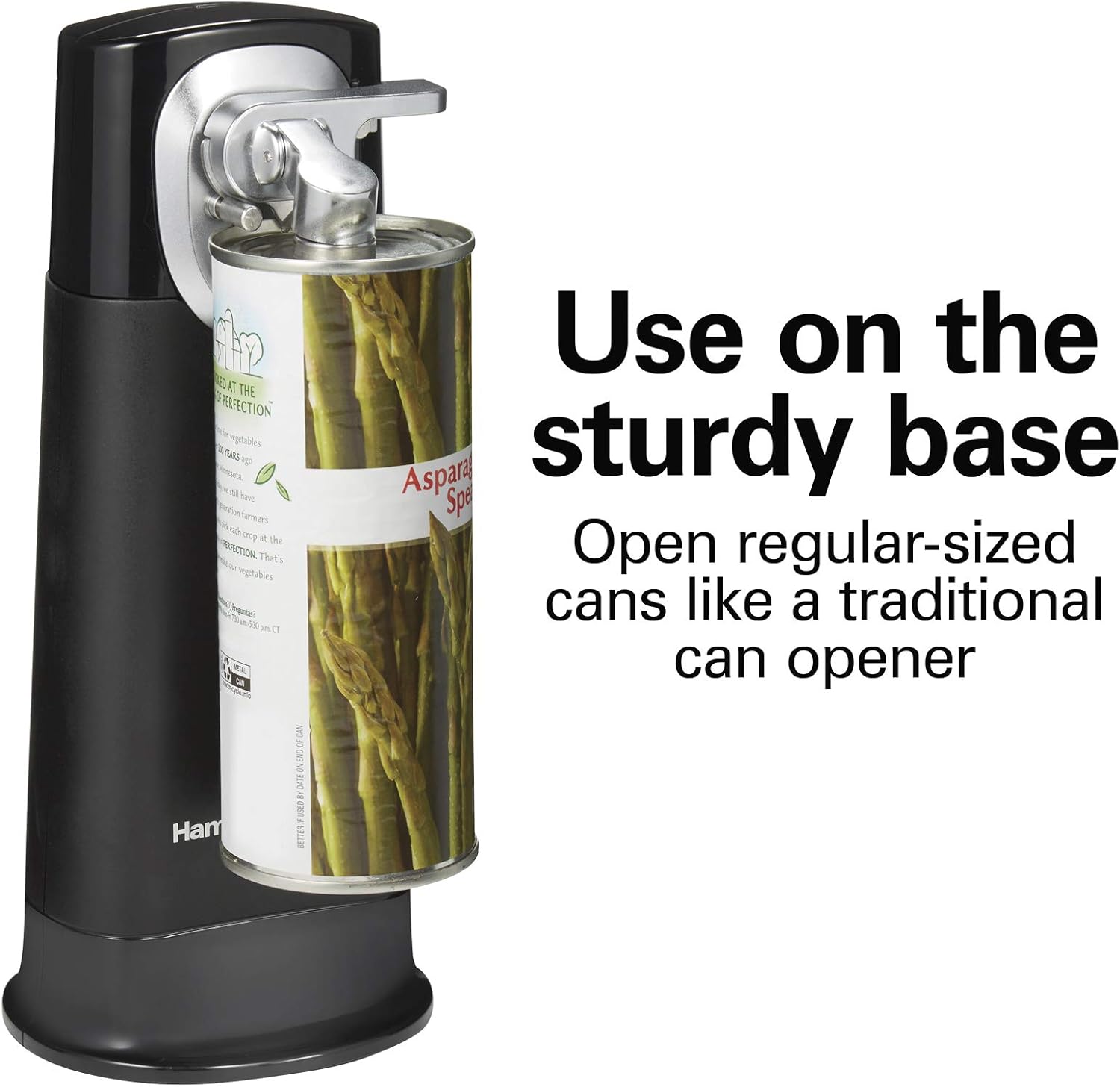 Hamilton Beach 2-in-1 Electric Automatic Can Opener, Hands-Free M333509