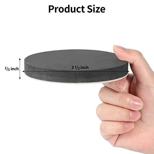 Yelanon Furniture Sliders 8 pcs 3 1/2" Round for Carpet and Hardwood Floors V172642