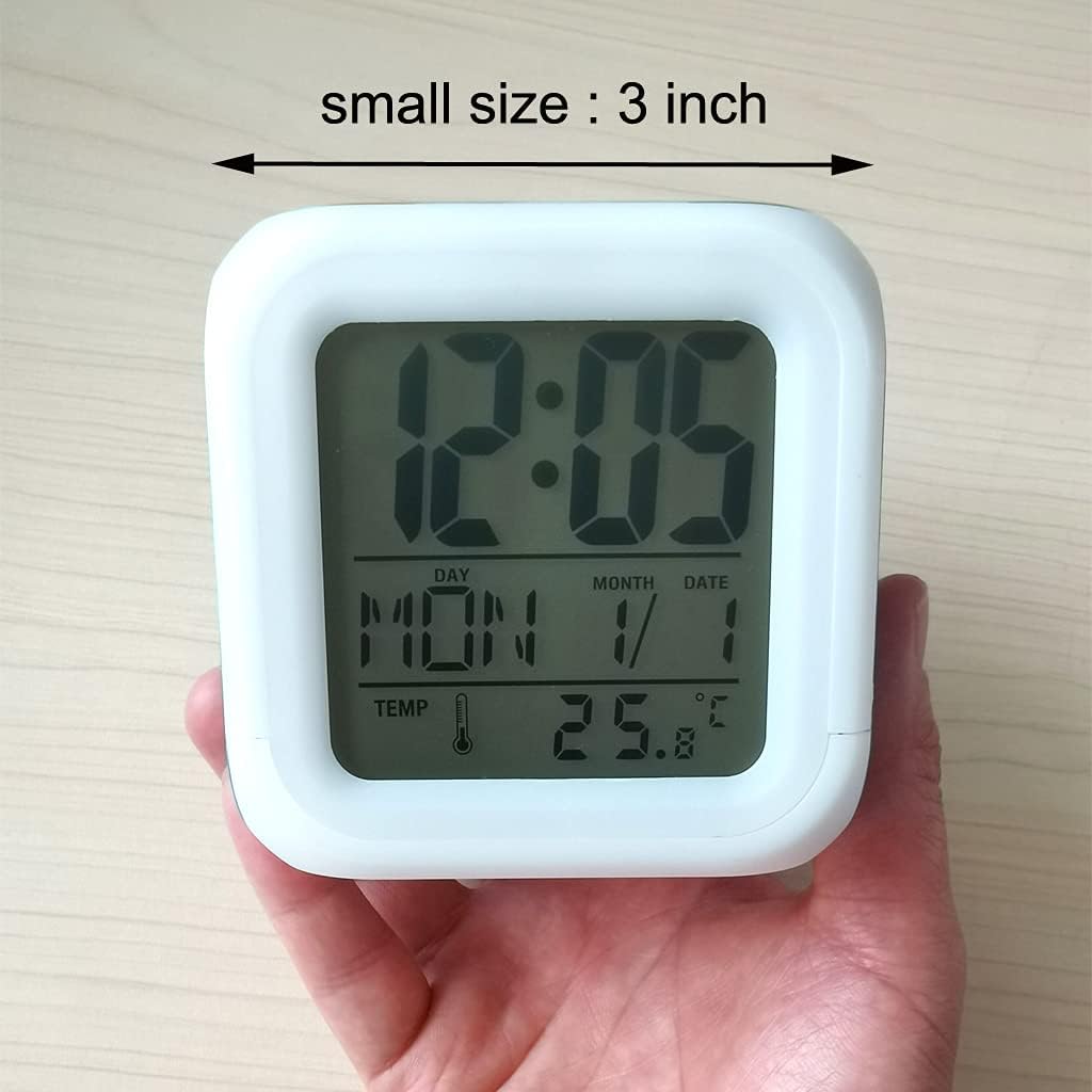 Mini LED Anime Digital Alarm Clock with Temperature for Bedroom F562032
