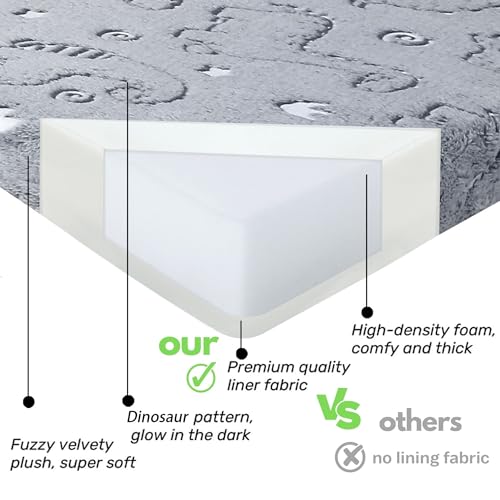 MeMoreCool Foldable Floor Mattress for Kids Toddler Nap Mat, Glow 63x26 Inch L381769