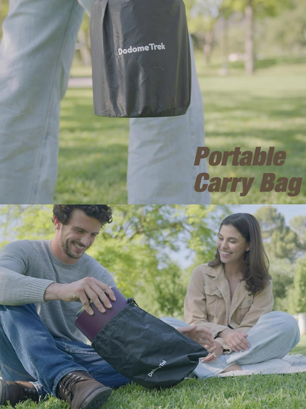 Tabletop Fire Pit 8.7" Smokeless with Travel Bag, Portable Camping Stove, Silver Stainless Steel H2645