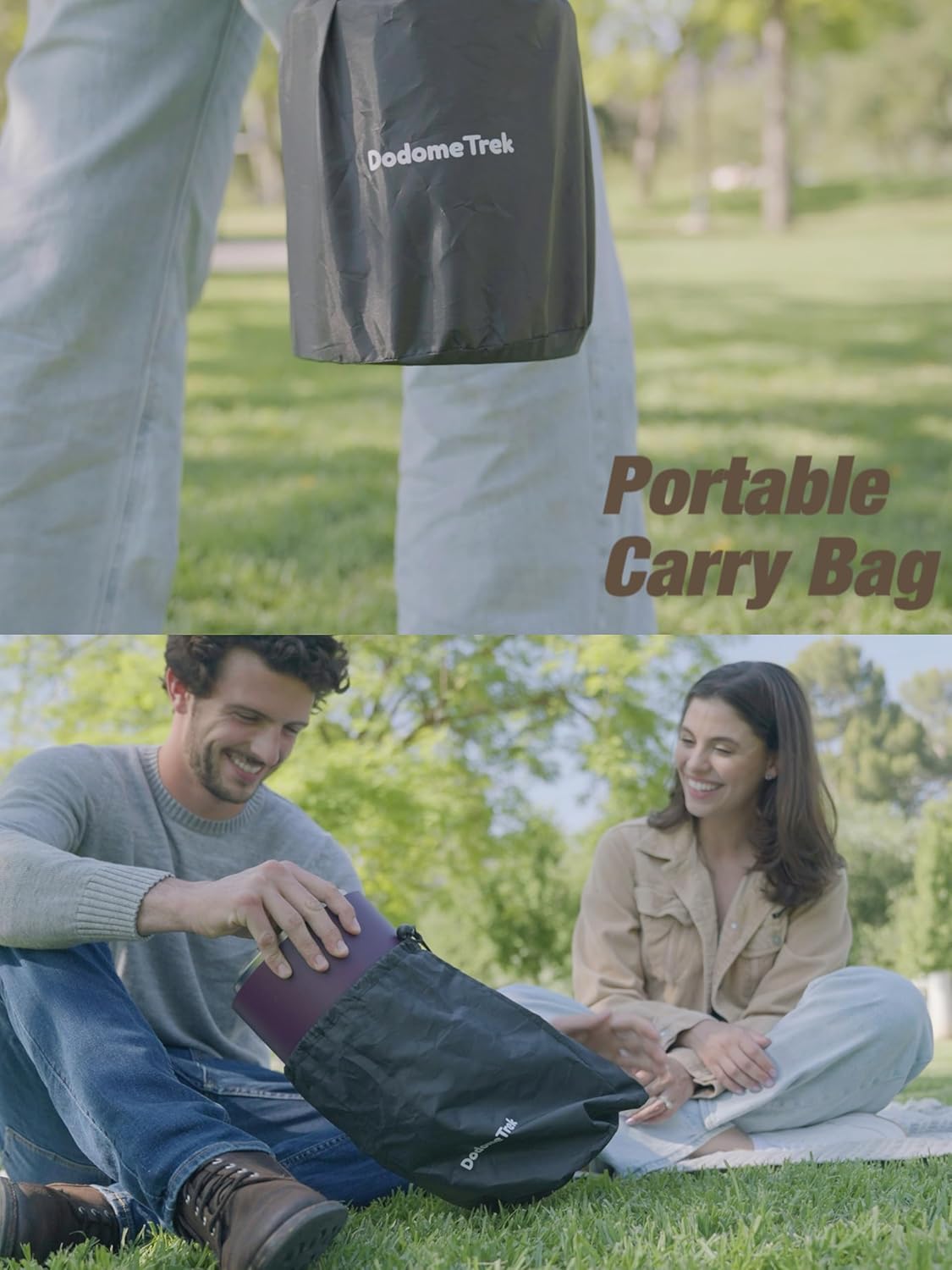 Tabletop Fire Pit 8.7" Smokeless with Travel Bag, Portable Camping Stove, Silver Stainless Steel H2645