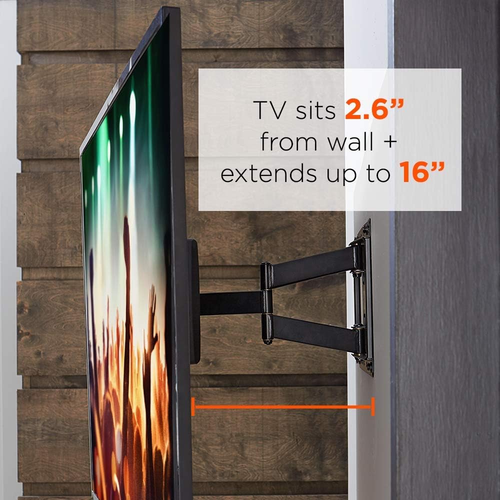 ECHOGEAR Full Motion TV Wall Mount Bracket for TVs Up to 75" C87544