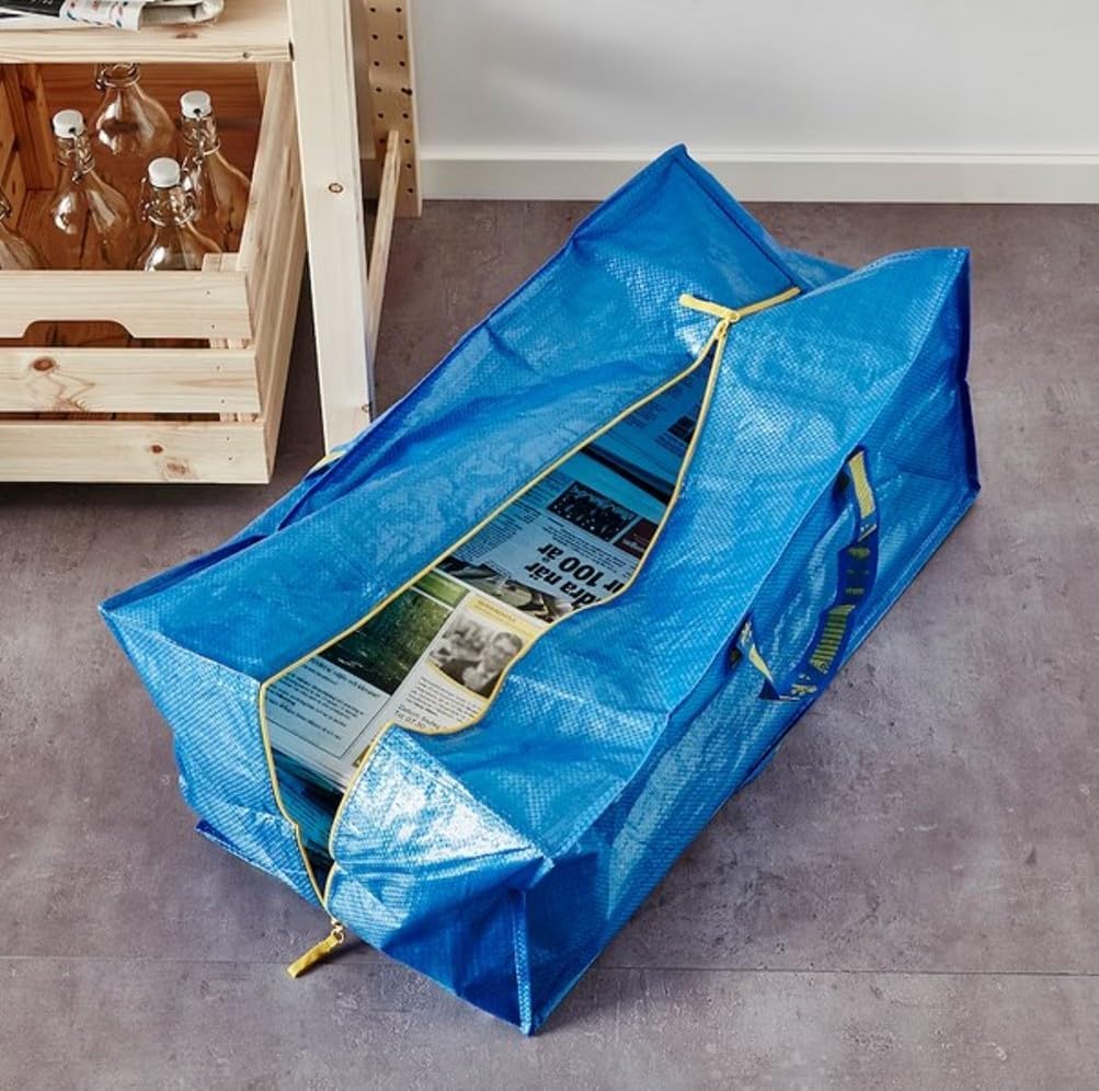 Ikea Frakta Storage Bag - Blue (5) U848532