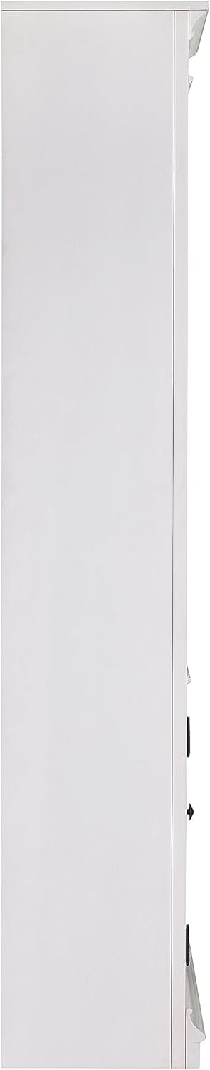 Tov Furniture Roanoke Transitional 78" Wood Bookcase White L474