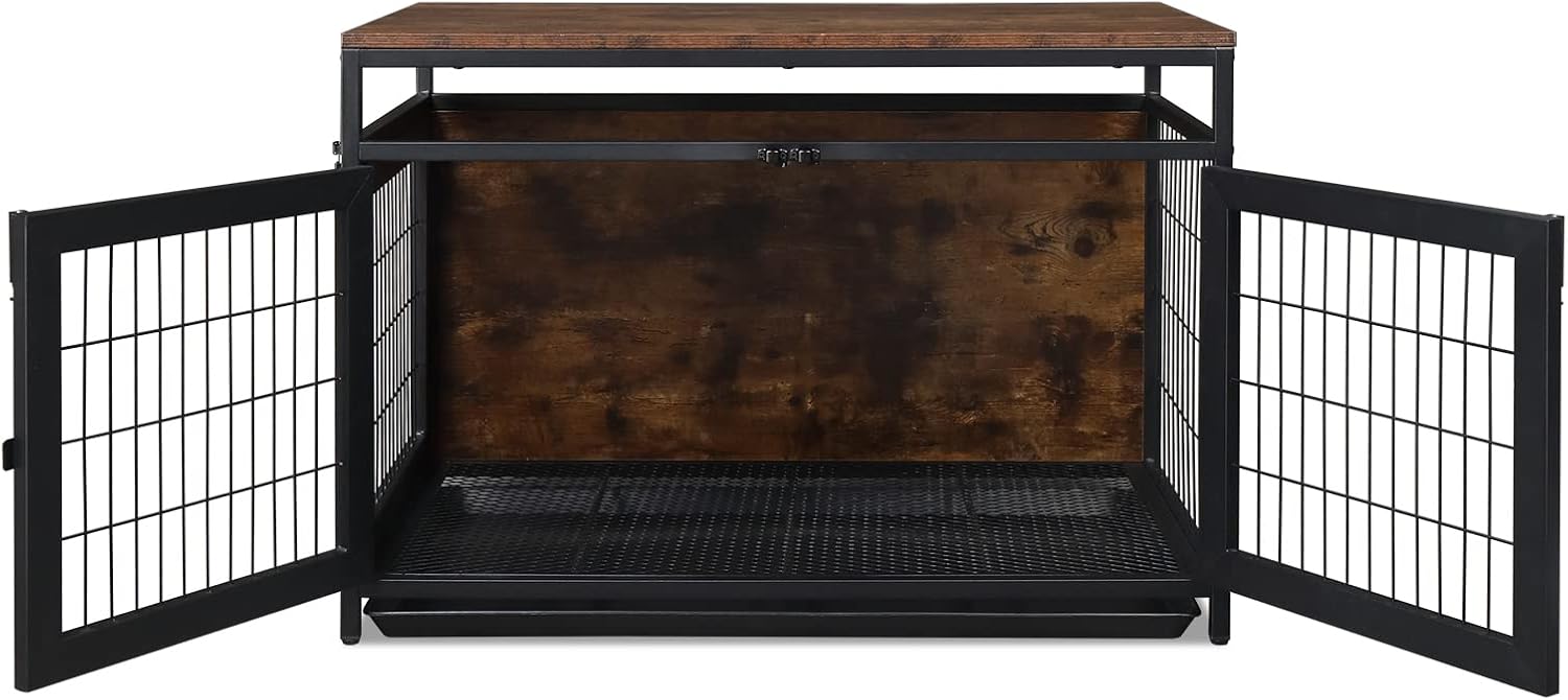 37" Double Door Sideboard Buffet Cabinet with Storage K585843