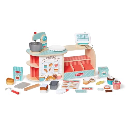 Melissa & Doug Wooden La Patisserie Bakery 39 Pieces X91201