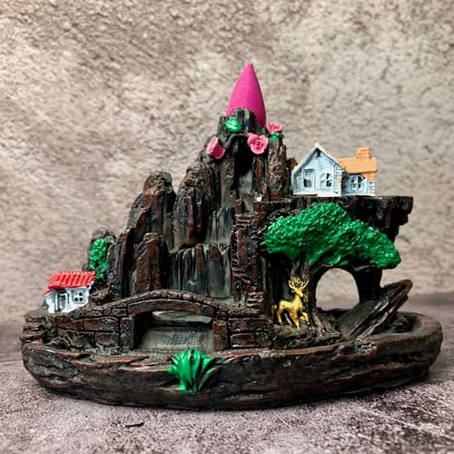 Incense Holder Resin Reflux Fairy Mountain Incense Burner L98538