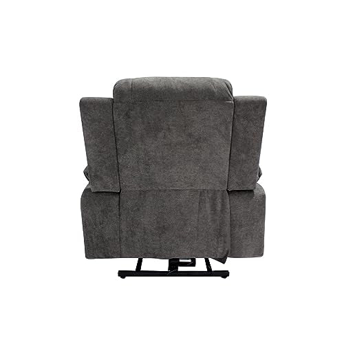 AC Pacific Hank Contemporary Power Recliner Lift Chair for Adults, Gray M2687