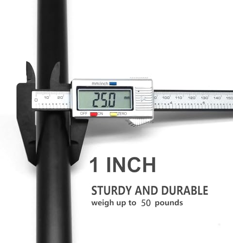 Adjustable Curtain Rod for Windows 16-48 Inches, 1 Inch Diameter, Gold E658507